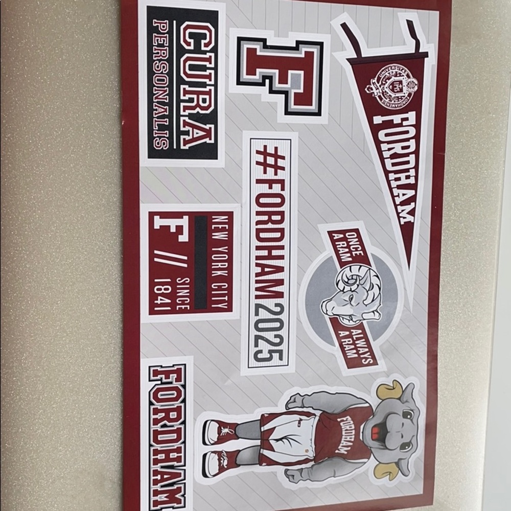 Fordham university stickers